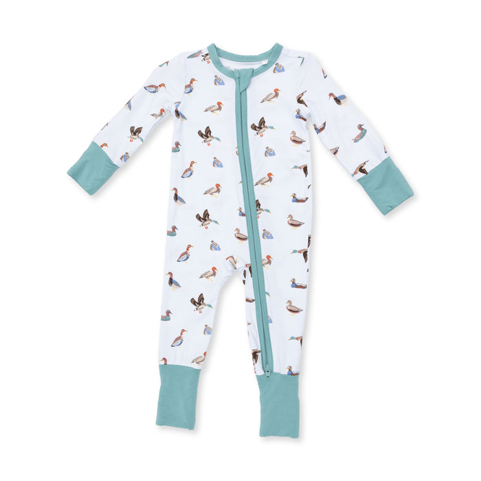 American Ducks 2 Way Zipper Convertible Romper/Sleeper