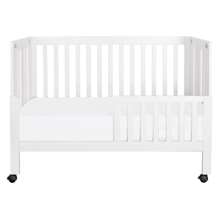 Babyletto Maki Portable Folding Crib with Toddler Bed Conversion Kit
