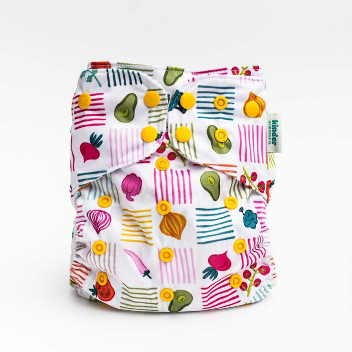 Food: Essentials Pocket Cloth Diaper with Athletic Wicking Jersey, Grows with your Baby
