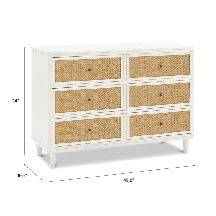 Namesake Marin with Cane 6-Drawer Dresser