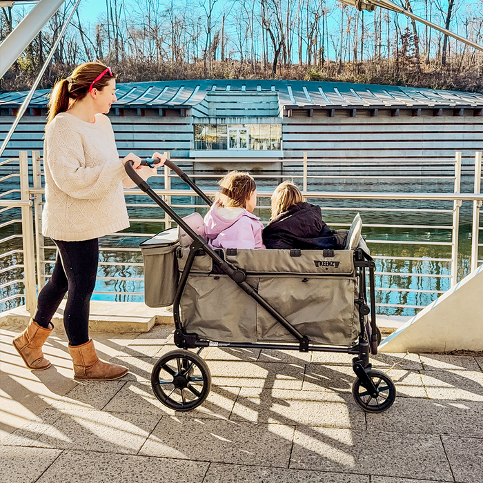 Keenz VIVA 2-Passenger Stroller Wagon – Compact Power for City Life - Nature Baby Outfitter