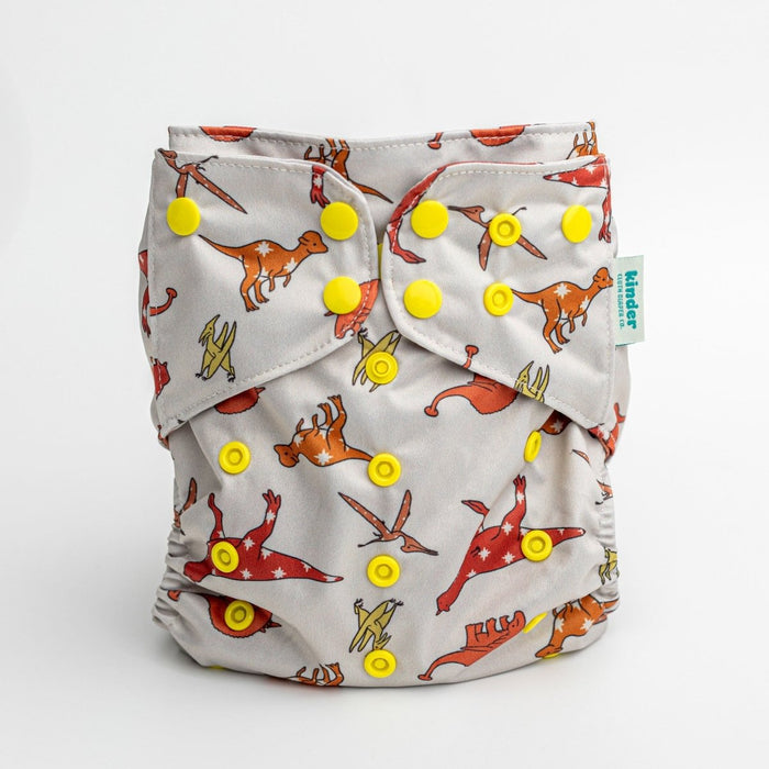 Animals and Insects: Essentials Pocket Cloth Diaper with Athletic Wicking Jersey, Grows with your Baby