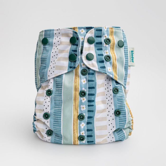 Abstract: Essentials Pocket Cloth Diaper with Athletic Wicking Jersey, Grows with your Baby