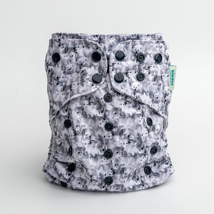 Animals and Insects: Essentials Pocket Cloth Diaper with Athletic Wicking Jersey, Grows with your Baby