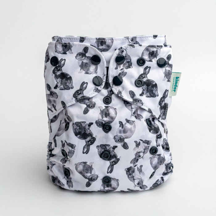 Animals and Insects: Essentials Pocket Cloth Diaper with Athletic Wicking Jersey, Grows with your Baby
