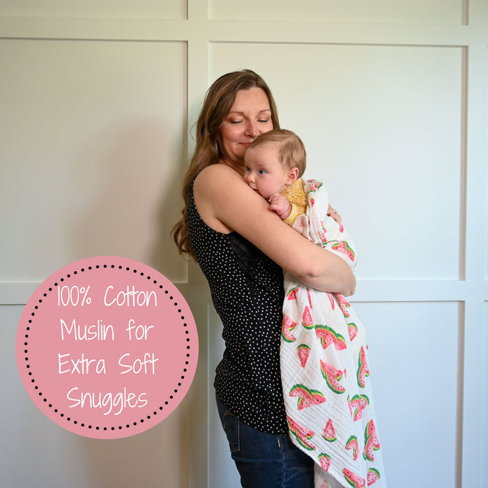 One In A Melon Swaddle Blanket