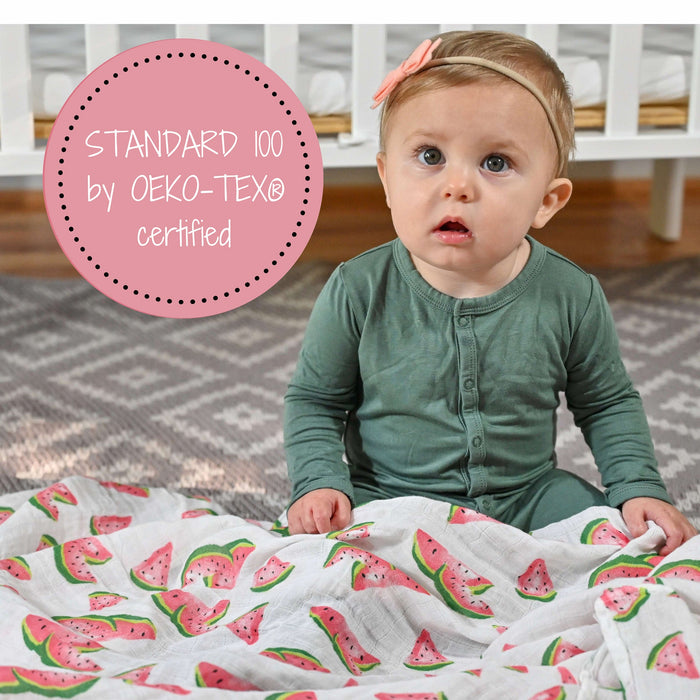 One In A Melon Swaddle Blanket