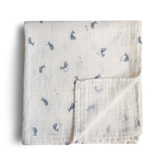 Organic Cotton Muslin Swaddle Blanket - Nature Baby Outfitter