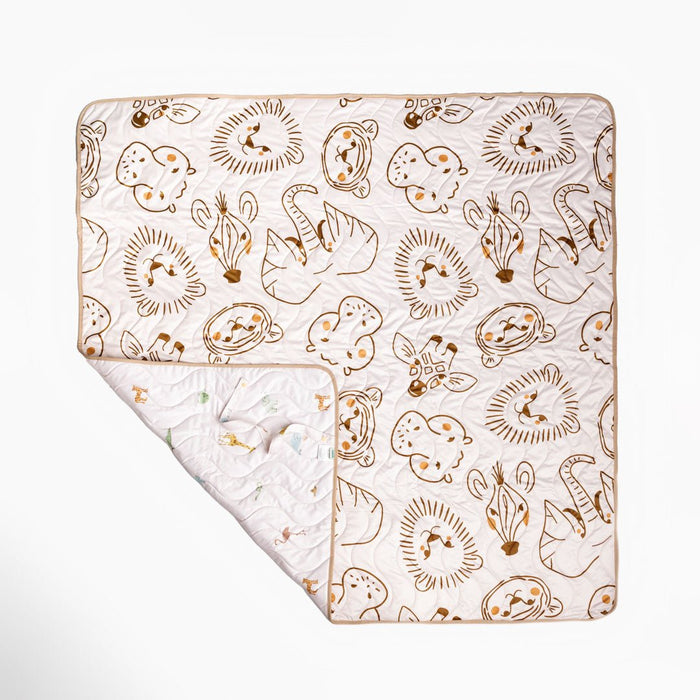 Anywhere Adventure Play Mat, Featuring Quilted Wipeable Machine Washable Fabric