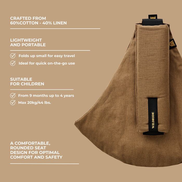 Toddler Carrier Camel Linen