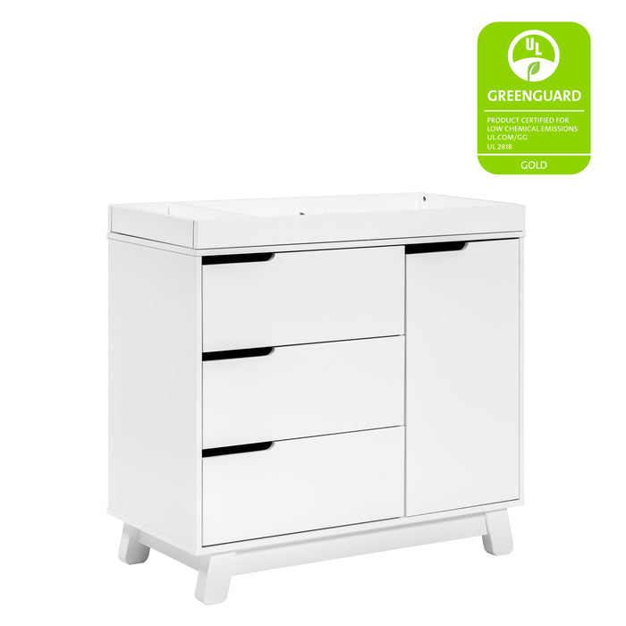 Babyletto Hudson 3-Drawer Changer Dresser with Removable Changing Tray - Nature Baby Outfitter
