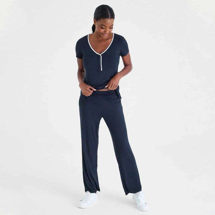 Women's Onyx Modal Short Sleeve Pajama Set