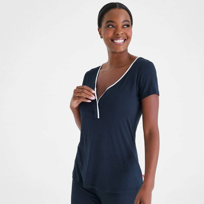 Women's Onyx Modal Short Sleeve Pajama Set