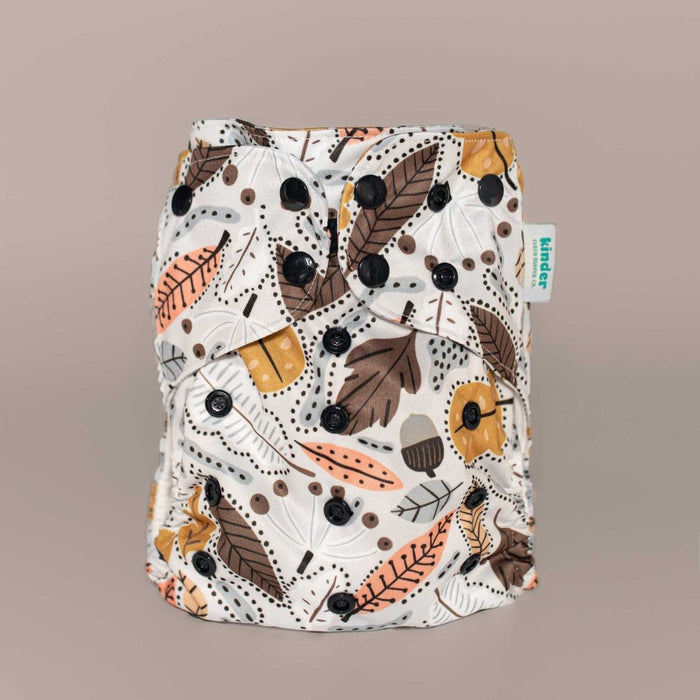 Nature: Essentials Pocket Cloth Diaper with Athletic Wicking Jersey, Grows with your Baby