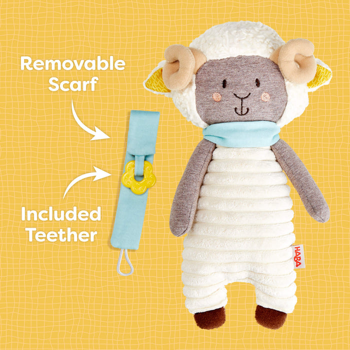 Woolbert the Ram Cuddly Baby Sensory Toy - Nature Baby Outfitter