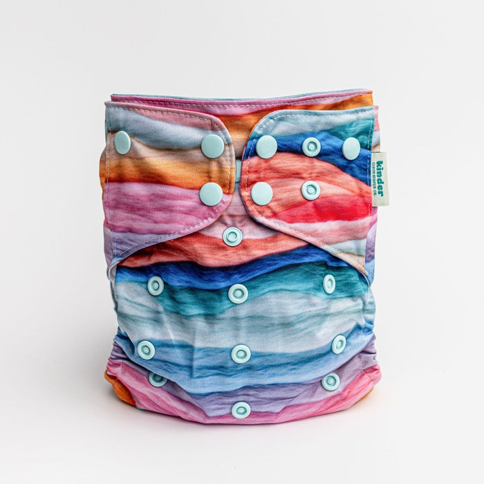 Abstract: Essentials Pocket Cloth Diaper with Athletic Wicking Jersey, Grows with your Baby