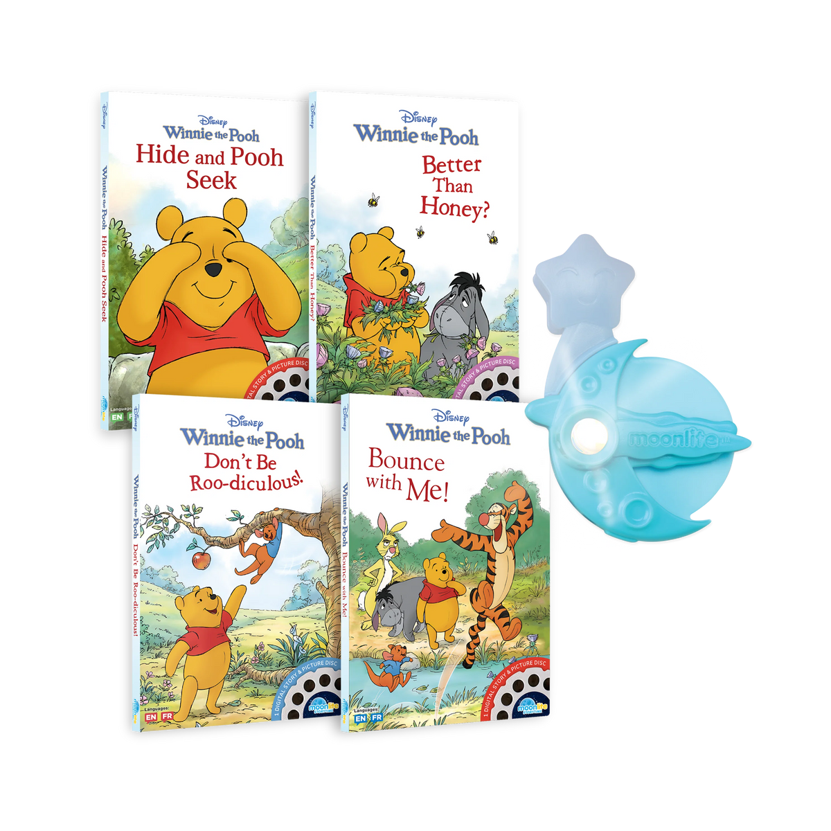 Disney Winnie the Pooh 4-Story Starter Pack with Projector — Nature ...