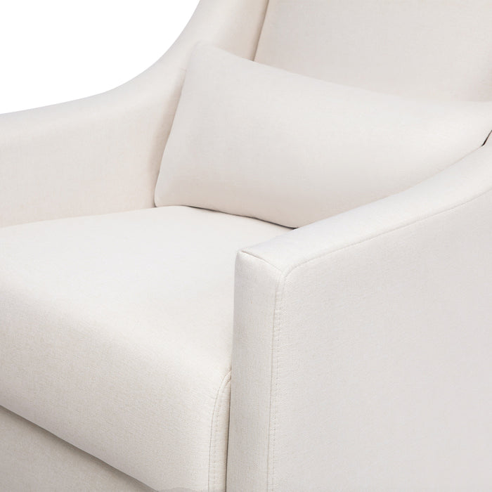 Babyletto Toco Swivel Glider and Ottoman in Eco-Performance Fabric | Water Repellent & Stain Resistant