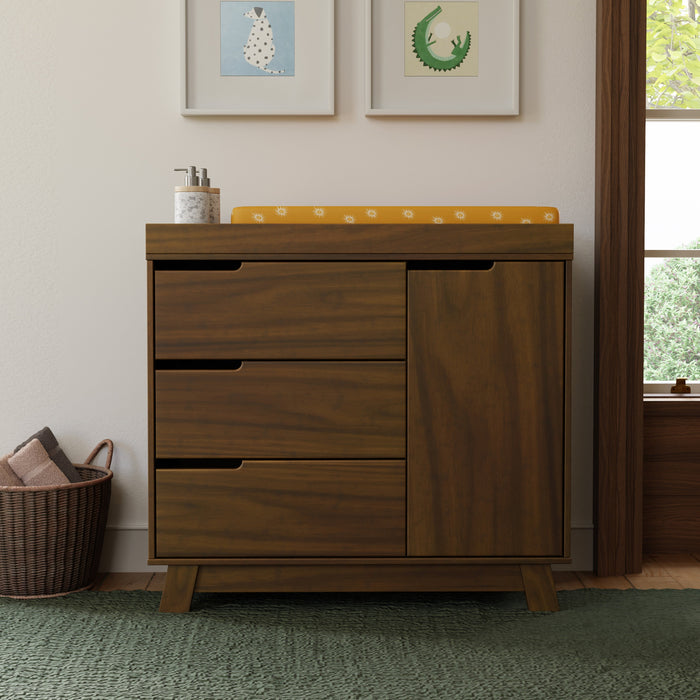 Babyletto Hudson 3-Drawer Changer Dresser with Removable Changing Tray - Nature Baby Outfitter
