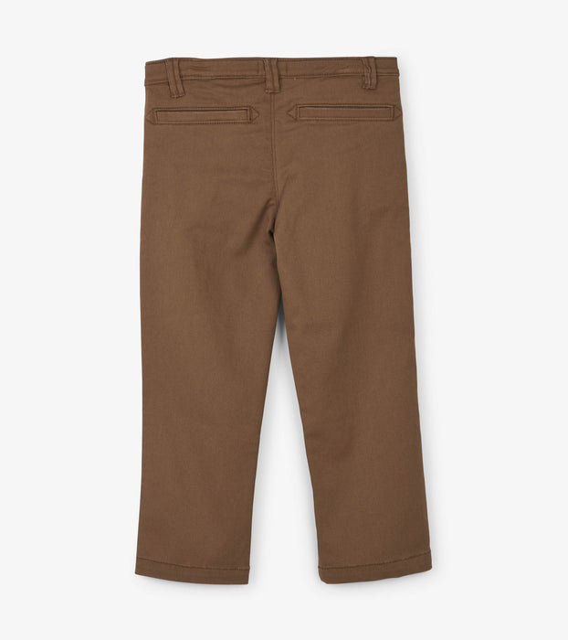 Brown Khaki Twill Pants | Hatley