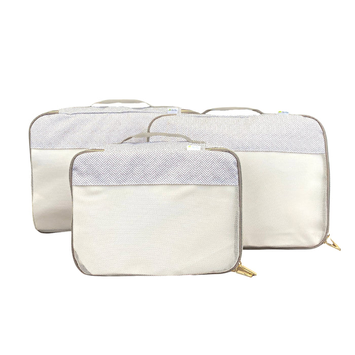 Taupe Pack Like a Boss Large Packing Cubes (Pack of 3)