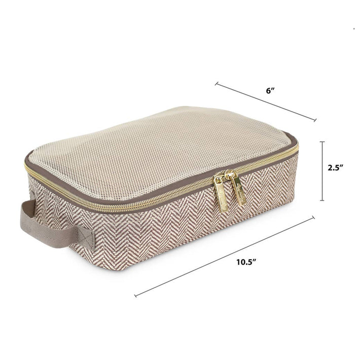 Taupe Pack Like a Boss Packing Cubes (Pack of 3)