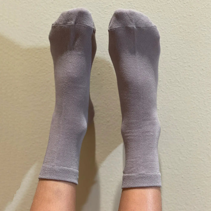 Solid Color Quarter Socks - 3 Pack