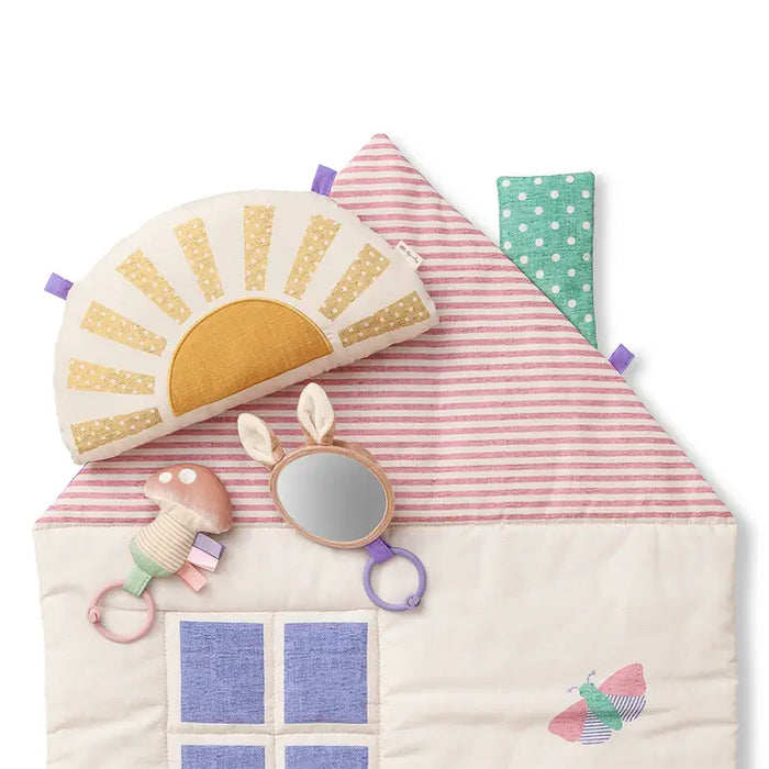 Bitzy Bespoke Ritzy Tummy Time Cottage Play Mat