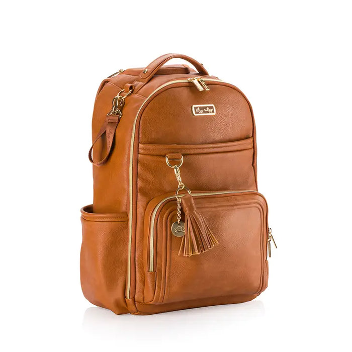 Cognac Boss Plus Diaper Bag Backpack