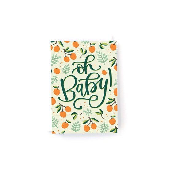 Oranges 'Oh Baby' Mini Card
