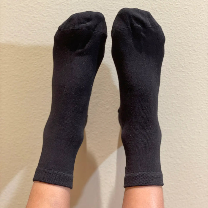 Solid Color Quarter Socks - 3 Pack