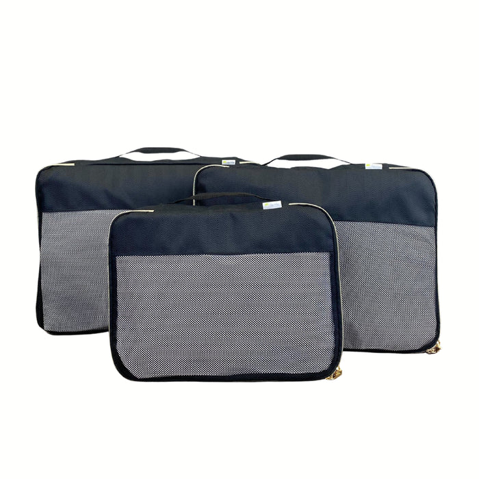 Black Pack Like a Boss Large Packing Cubes (Pack of 3)