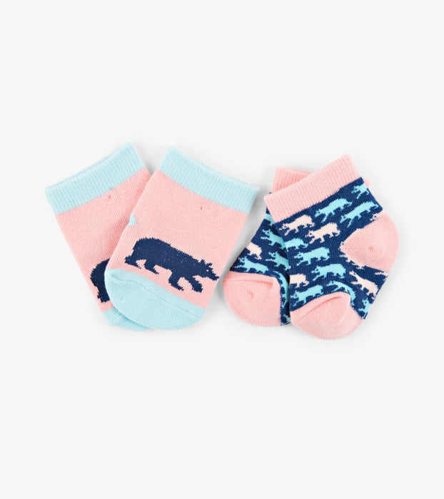 Cottage Bears 2-Pack Baby Socks