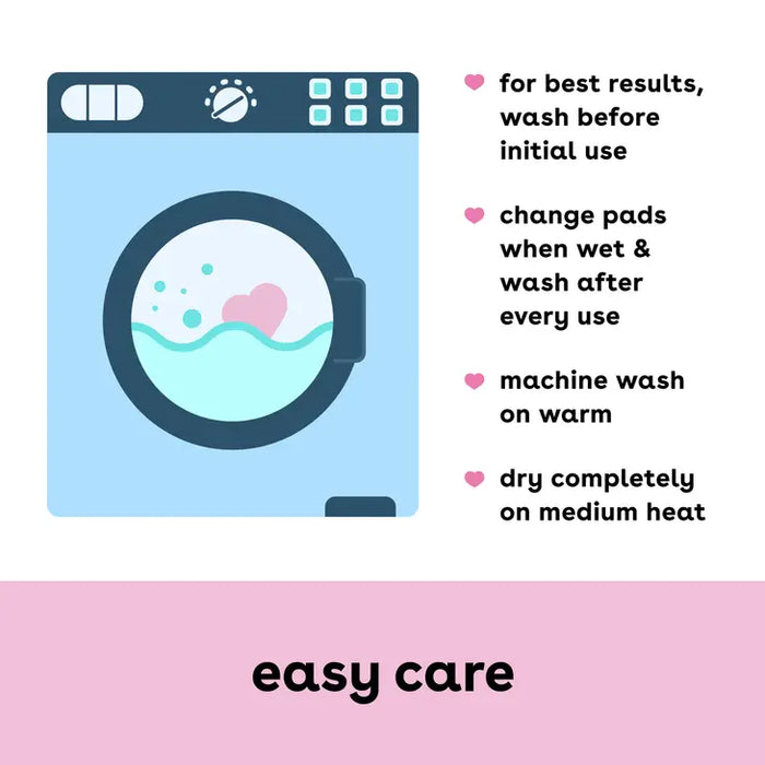 Variety Pack Reusable Nursing Pads - 6 Pairs