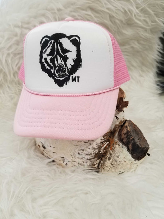 MT Grizzly Bear Trucker Hat: Baby Size