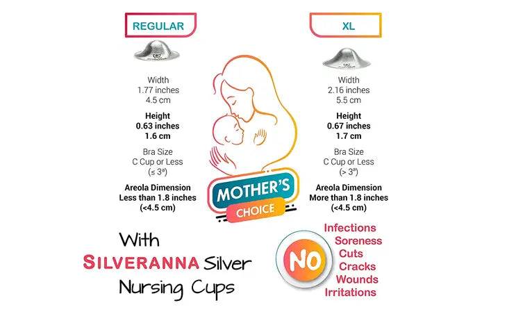 Silveranna 925 Silver Nipple Shields