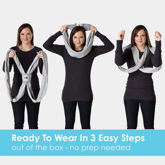 Graphite Gray Baby K'tan Baby Carrier