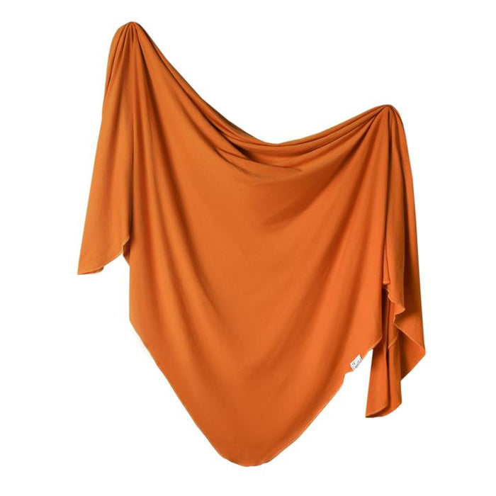 Blaze Large Premium Knit Swaddle Blanket | Copper Pearl