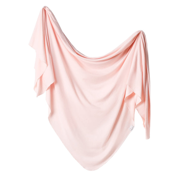 Blush Large Premium Knit Swaddle Blanket