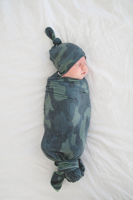 Hunter Large Premium Knit Swaddle Blanket