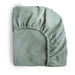 Roman Green Extra Soft Muslin Crib Sheet - Nature Baby Outfitter