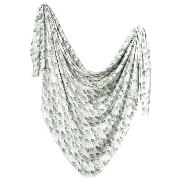Evergreen Large Premium Knit Swaddle Blanket
