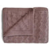 Desert Rose Knitted Honeycomb Baby Blanket - Nature Baby Outfitter