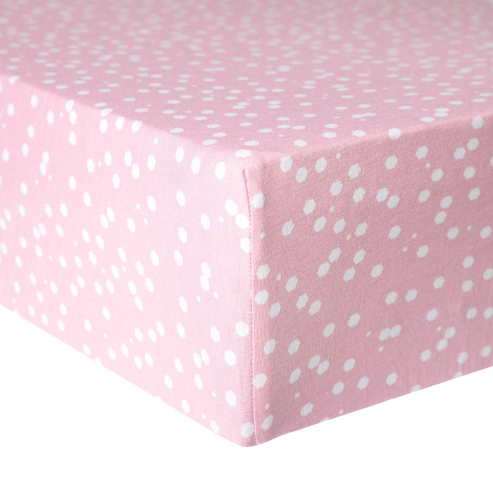 Lucy Premium Fitted Crib Sheet