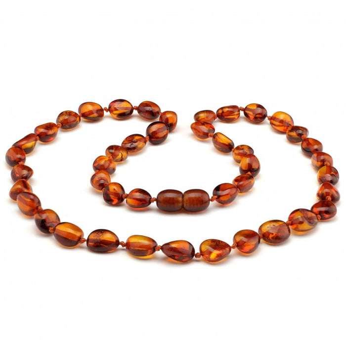 Polished Baltic Amber Adult Necklace | Nature Baby Outfitter