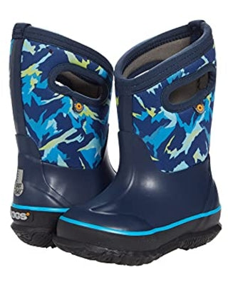 Navy Classic Mountain Winter Boots