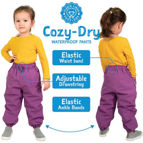 Bear Cozy-Dry Rain & Snow Fleece Lined Pants