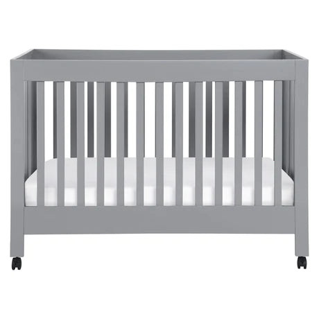 Maki Full Size Portable Folding Convertible Crib with Toddler Bed Conversion Kit