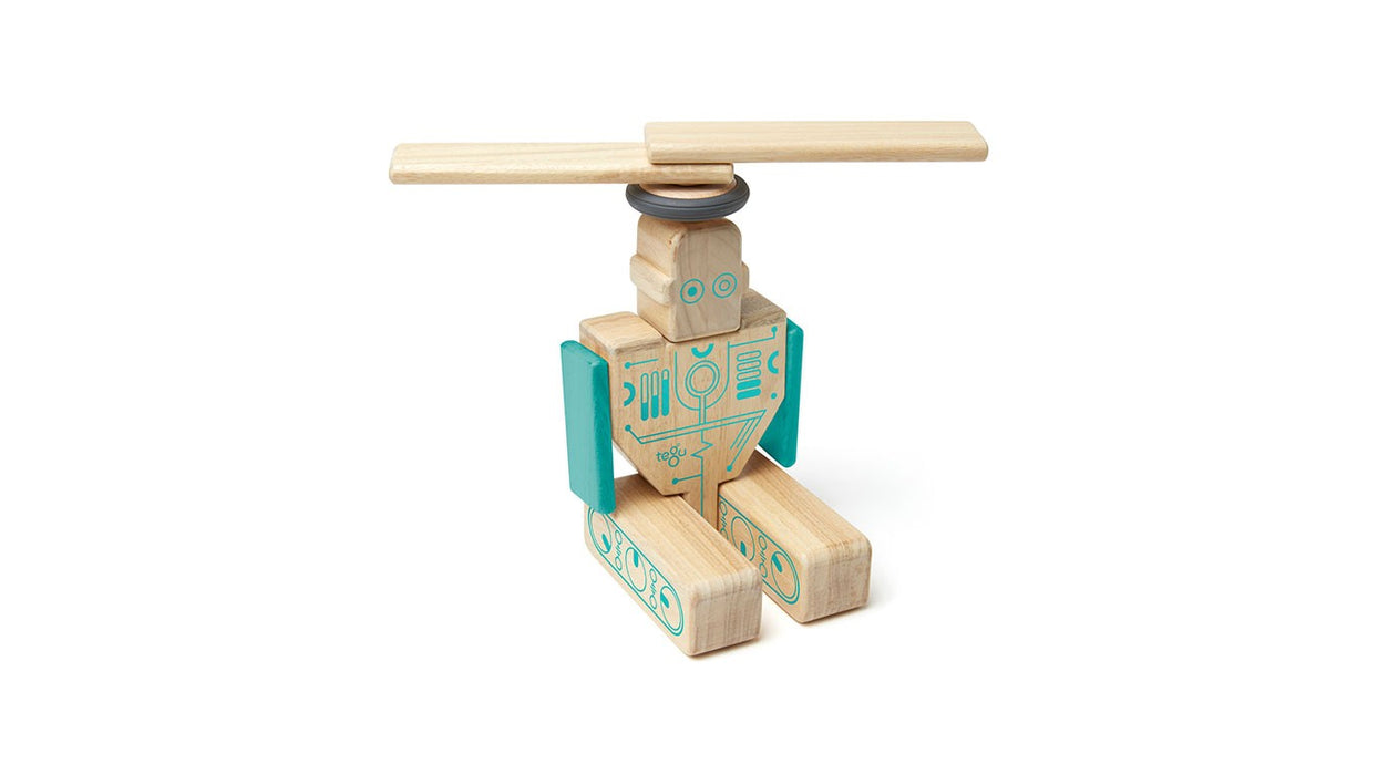 MagBot Magnetic Wooden Block Set