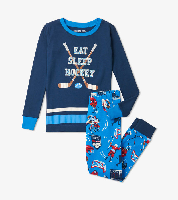Hockey Champs Applique Pajamas